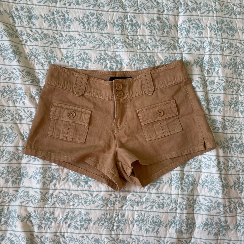 Aeropostale Women's Brown Cargo Shorts
